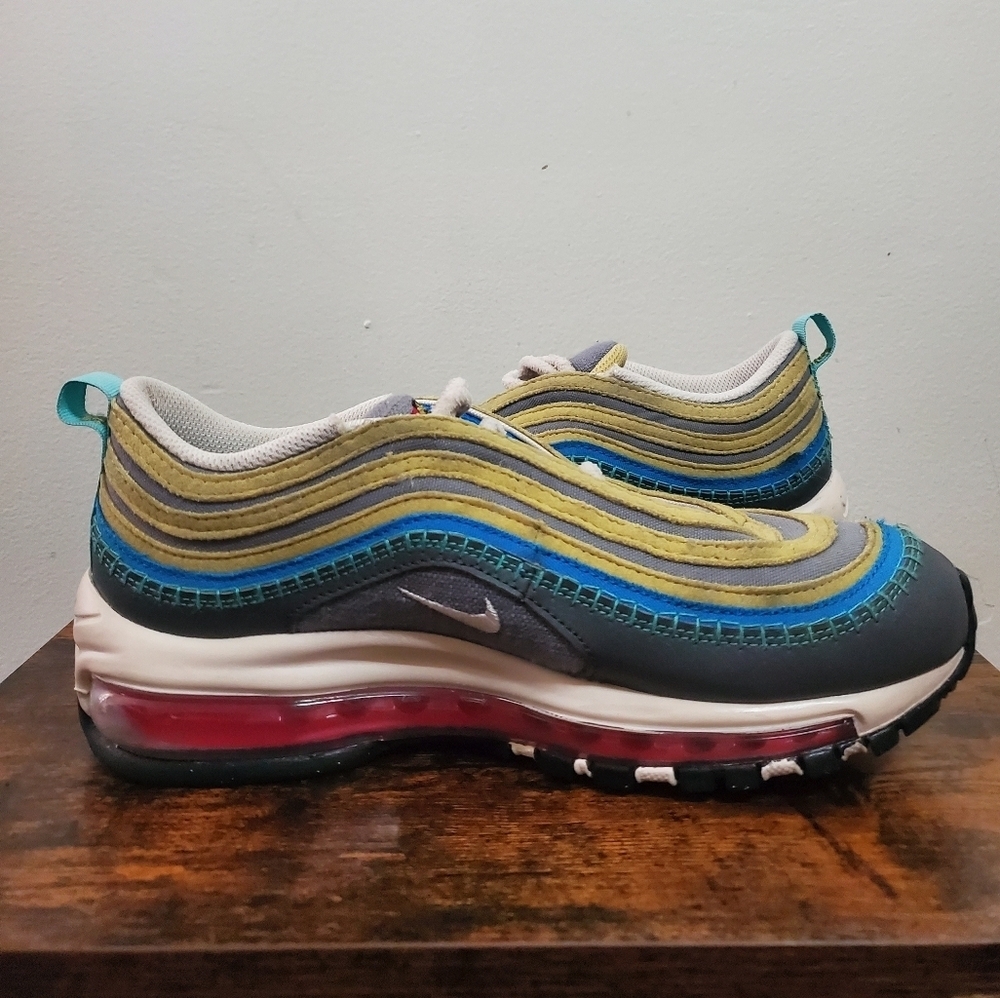 Nike Air Max 97 Air Sprung Iron Grey Size 5.5 Youth - Picture 7 of 13